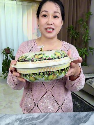 民族风带盖和面盆好看洋气,醒面和面洗菜放水果都合适#家居好物 #厨房餐具 #颜值餐具 #和面盆 #餐具