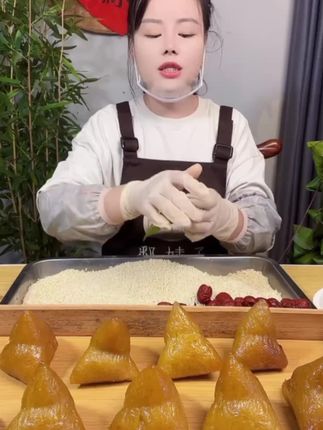 鄱妹子粽子传统真空包装鲜肉粽经典红豆绿豆江西湖南温州碱水粽子#碱水粽子#碱水粽子#碱水粽子