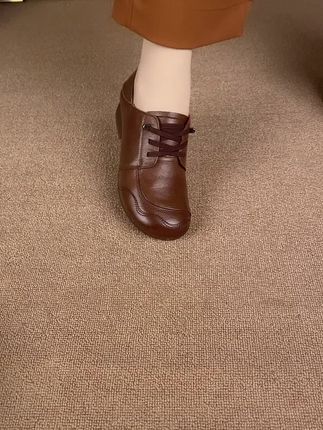 #头层牛皮 #妈妈鞋#穿出高级感 #软底软面穿上超舒服