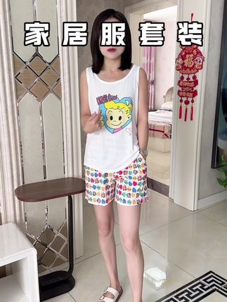 夏季家居服套装,孩子大人都可以穿#家居服
