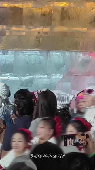 那晚 和爱的人一起看了烟花🎆#袁一琦 #长春冰雪新天地 #现场 #烟花
