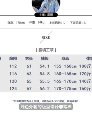 BETTER JOELAY -【雾境工装】时尚潮流宽松衬衫外套简约Z4840#热辣滚烫发朋友圈文案 #每天进步一点点时间会告诉你答案 #静心系 #镜头语