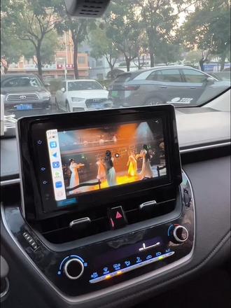 卡罗拉/雷凌/亚洲狮/锐放手机互联模块,支持苹果CarPlay、华为HiCar、荣耀车联、IQOO/VIVO Jovi InCar、真我/一加/OPPO Car+车联、三星车联、红米/小米CarWith,开机自动连接自动切换,操作丝滑流畅,无底噪杂音,音响效果有提升,歌词同步无延迟,支持电话微信语音,非常好使/:strong #卡罗拉 #雷凌 #锐放