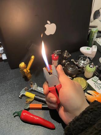 前女友给我安排的奇葩火机大赏!#创意打火机 #玩个很新的东西 #潮玩