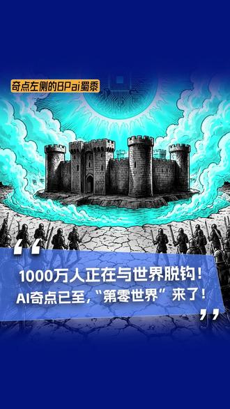 1000万人正在与世界脱钩!AI奇点已至,“第零世界”来了! #第零世界 #Anthropic #达里奥 #达沃斯论坛 #热点