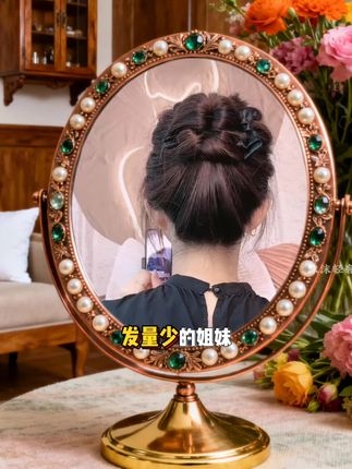 #发簪盘发 #发饰 #优雅气质 #仙女必备 #盘头发教程