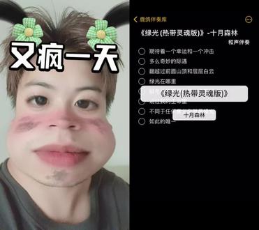 和 @鹿鸽·和声伴奏库 一起 #合拍 #绿光猛男 #大板牙选手