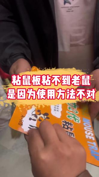 粘鼠板粘不到老鼠,是因为使用方法不对#消杀药械 #有害生物防治 #粘鼠板 #源头工厂