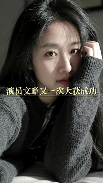 演员文章又一次大获成功