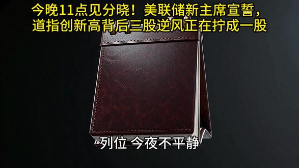 美联储新主席宣誓,道指创新高背后三股逆风正在拧成一股 #美联储新主席 #油价过山车 #加息概率58 #财经评书