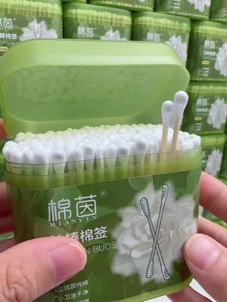 #竹棒耳勺棉签 #竹棒棉签 #棉签 #挖耳勺 #耳勺棉签二合一