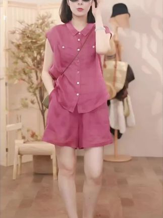 #盐系轻熟风 #气质套装#洋气减龄#时尚穿搭#夏季新款