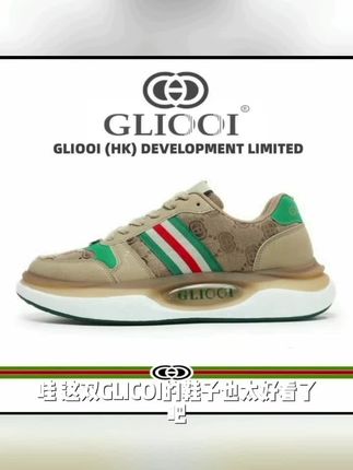 GLIOOI欧洲专卖百搭复古轻便舒适厚底低帮透气休闲鞋#视频同款专卖