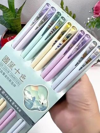 国潮风防霉不容錯的防滑创意一人一筷家用筷子 #筷子 #家用筷子#无限回购的宝藏单品  #防霉筷子 #防滑筷子