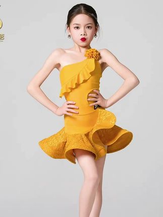 #尚裁艺拉J舞练功服女童2025夏季新款高级感少儿演出2025拉J舞服 #女童夏季舞裙 @DOU+小助手 @抖音小助手