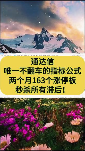 通达信唯一不翻车的指标公式!#通达信 #打板