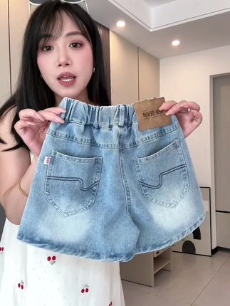 品质特别好的牛仔短裤,关键价格好便宜,款式洋气百搭#牛仔短裤 #高品质童装 #女童短裤#女童裤子#夏季新款