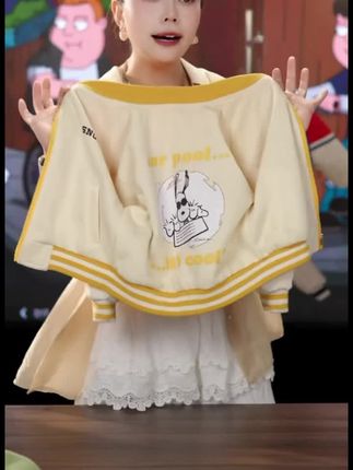 史努比2025儿童春季时尚休闲潮流洋气双面两穿棒球服#童装 #儿童外套 #儿童穿搭 #儿童棒球服 #双面外套