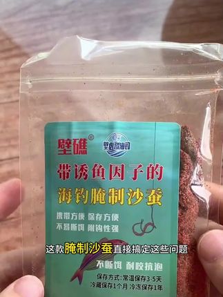 钓鱼佬都在闭眼屯这款腌制沙蚕,腥味浓郁,诱鱼快速,爆护就靠它了#海钓 #海钓船钓 #沙蚕 #钓鱼 #钓鱼的乐趣只有钓鱼人懂