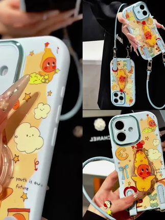 旋转星星人支架挂绳适用苹果16/17手机壳iPhone15小米vivoppo华为#手机壳 #手机壳推荐 #爆款热卖中 #3c好物推荐 #数码科技 @DOU+上热门