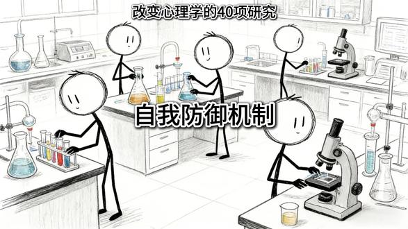 遇到压力就变回巨婴?这4种让人不舒服的行为,其实是在求救。 《改变心理学的40项研究》之自我防御机制。#心理学 #弗洛伊德 #人性 #认知