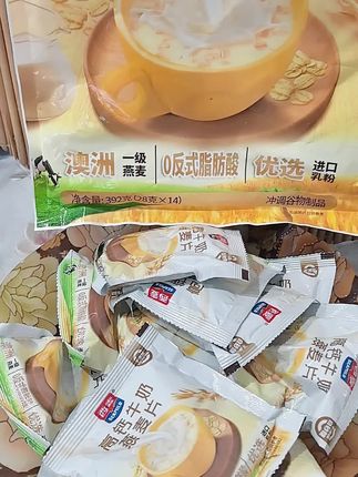西麦高钙牛奶燕麦片#吃货的世界唯有美食不可辜负 #高钙牛奶燕麦片#燕麦片#超便宜超划算#无限回购的宝藏单品