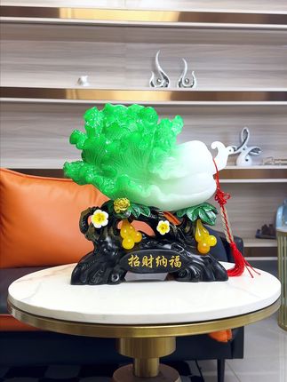 新家入住或者新店开业都可以放这么一款 #玉白菜 #白菜摆件 #乔迁之喜 #新家入住
