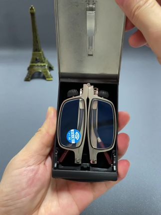 #中老年人老花镜 #防蓝光老花镜 全金属框架防蓝光老花眼镜