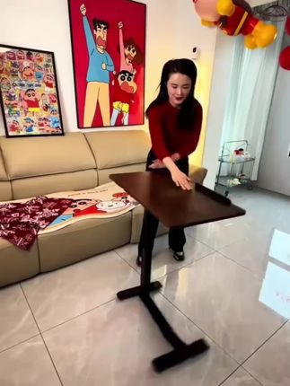 床边可移动升降电脑桌可伸缩卧室家用折叠书桌写字桌子客厅沙发#爆款热卖中 #厂家直发品质保证