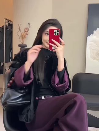 时尚复古套装女2025秋冬新款高级感新中式国风长袖外套裤子两件套