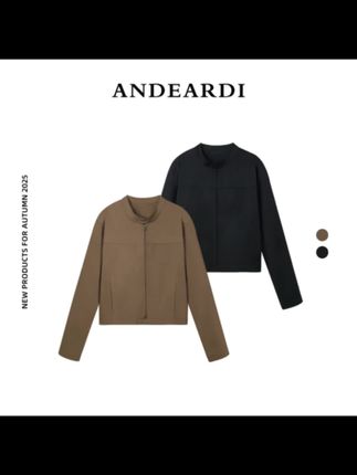 #甜美穿搭 #时尚单品推荐 #甜美女孩穿搭 #休闲风穿搭 #甜辣穿搭 ANDEARDI早秋防风韩版简约女夹克短外套女简约气质小短款上衣