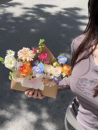 #信封花束