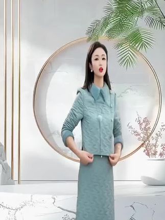 #谁穿谁漂亮 #秋冬新款女装假两件连衣裙,最流行的穿搭