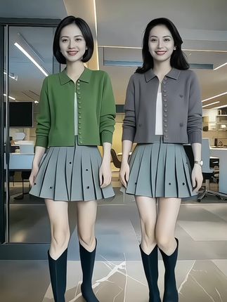 哥弟阿玛施秋新款 纯色绣花POLO领针织衫百搭外套 哥弟阿玛施秋款针织外套,POLO领+精致绣花,纯色百搭显设计感,多款式可选超实穿。✨#秋季穿搭 #穿搭是为了取悦自己 #初秋穿搭 #初秋通勤穿搭 #初秋复古穿搭
