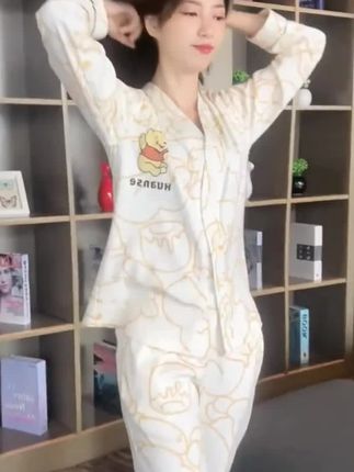#睡衣家居服 #纯棉睡衣 #谁穿谁好看 #在家也要美美哒 #可外穿家居服