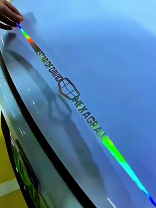 #七彩镭射车贴 ,不同角度折射出不同颜色,让爱车更炫酷,更有个性,出行更安全!#汽车装饰 #汽车反光贴  #在抖音入手的好东西#爱了爱了