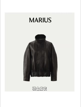 #创作灵感 MARIUS【夏日浪漫】“骑士皮衣”A级小绵羊皮 时尚飒气夹克时尚#跟电子闺蜜晒红人秋日穿搭#皮衣 #ootd穿搭 #美出高级感