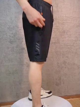夏季薄款休闲裤冰丝直筒短裤宽松加肥大码运动健身男士篮球裤男款#夏季薄款休闲 #夏季薄款休闲裤