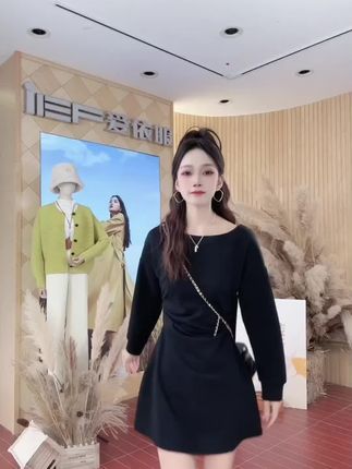 IEF/爱依服2025新款秋季气质收腰显瘦连衣裙#每日分享 #高级感穿搭 #时装搭配 #裙子搭配 #优质视频创作者