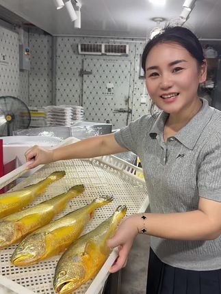 海钓大黄鱼#源头好货 #海钓黄鱼 #海鲜