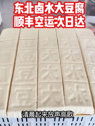 东北卤水大豆腐,鲜香滑嫩,颤颤巍巍,炖着不碎,外地老乡也能吃到家乡的卤水豆腐了,现做现发,顺丰空运次日达,有坏联系客服包赔#豆腐#卤水豆腐 #东北大豆腐