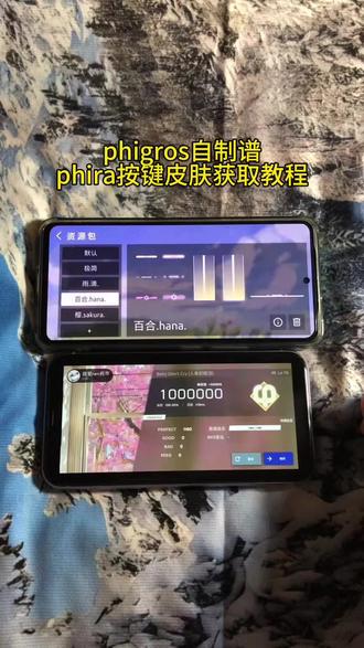 《梨玉宝库》phigros自制谱下载教程来了#phigros自制谱#phigros樱花皮肤#phira资源包#phira皮肤#音游
