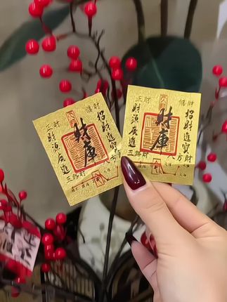 吸睛手机贴!装点你的移动小天地,金闪闪的寓意太好了,赶紧安排吧#手机贴
