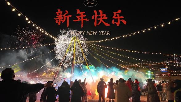 把今年的进度条拖到最后,才发现故事未完待续,2026,我们一起写新章#元旦 #跨年夜 #烟花秀 #西太湖烟花 #烟花秀