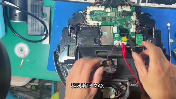 科沃斯T8 max 扫地机器人 清扫时 水泵不出水 更换水泵