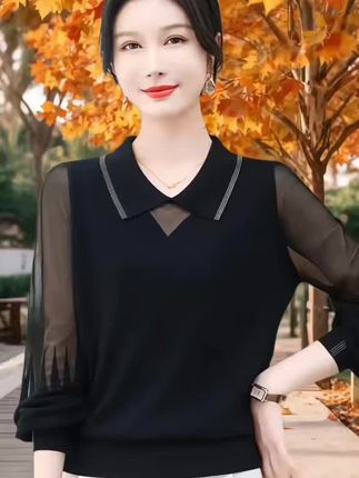#针织衫 #百搭上衣 #时尚妈妈装 #大码女装 #妈妈装