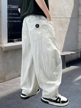 男童夏装防蚊裤2025新款儿童宽松薄款大童裤子夏季休闲长裤 #夏季穿搭 #休闲裤 #防蚊裤 #男童裤子 #夏季薄款