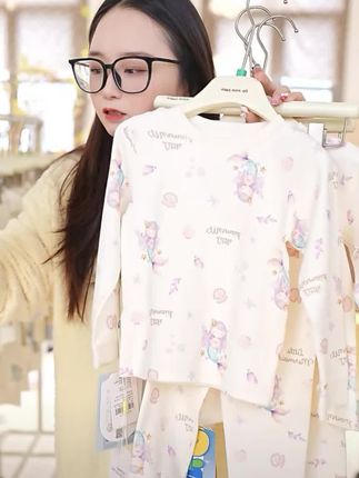 #儿童 #女童 #家居服 #秋衣秋裤 #儿童秋衣秋裤