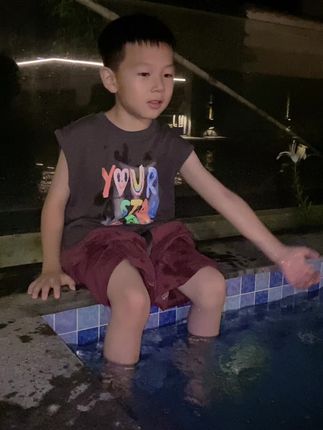 9.9的纯棉背心给所有姐们推荐!上身效果超赞 面料柔软舒服透气吸汗自带凉感!#男童背心