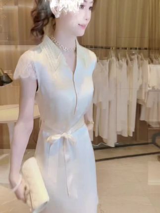#夏季穿搭 #优雅气质 #显瘦连衣裙 #美出高级感࿆ #夏季新款